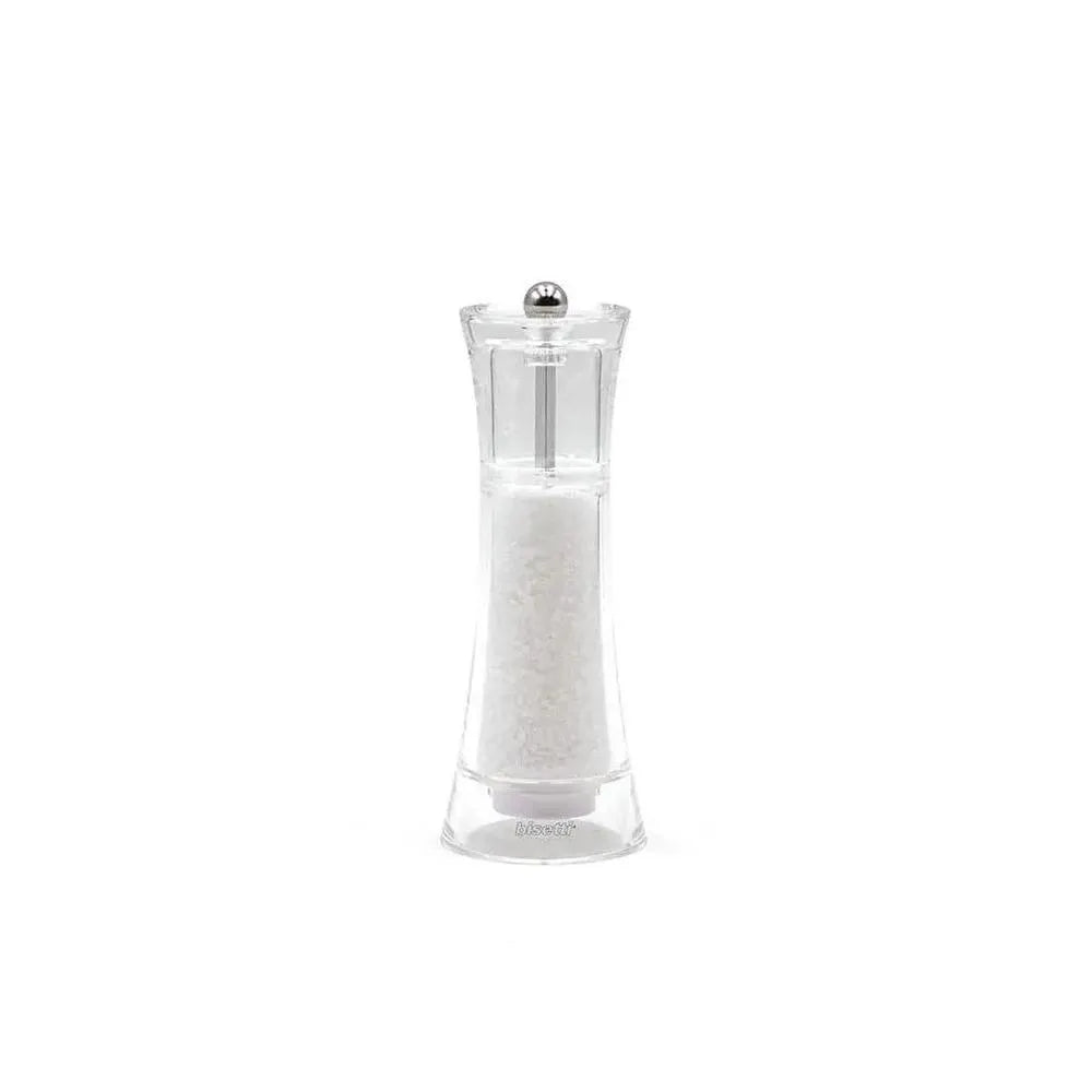 Bisetti 8720S Acrylic Verona Salt Mill, 17.5CM