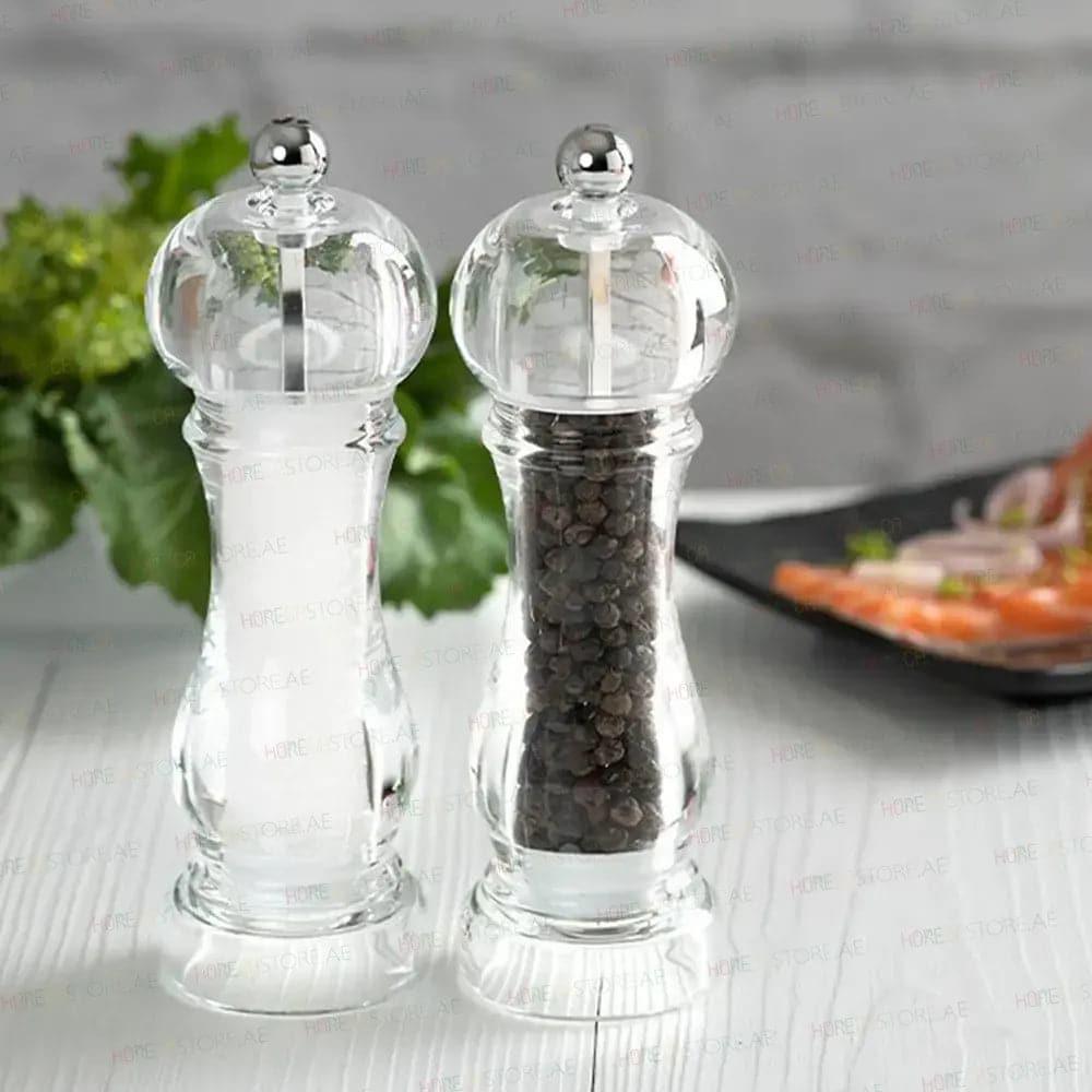 Bisetti 9320P Acrylic Capri Pepper Mill, H 16.5cm - HorecaStore