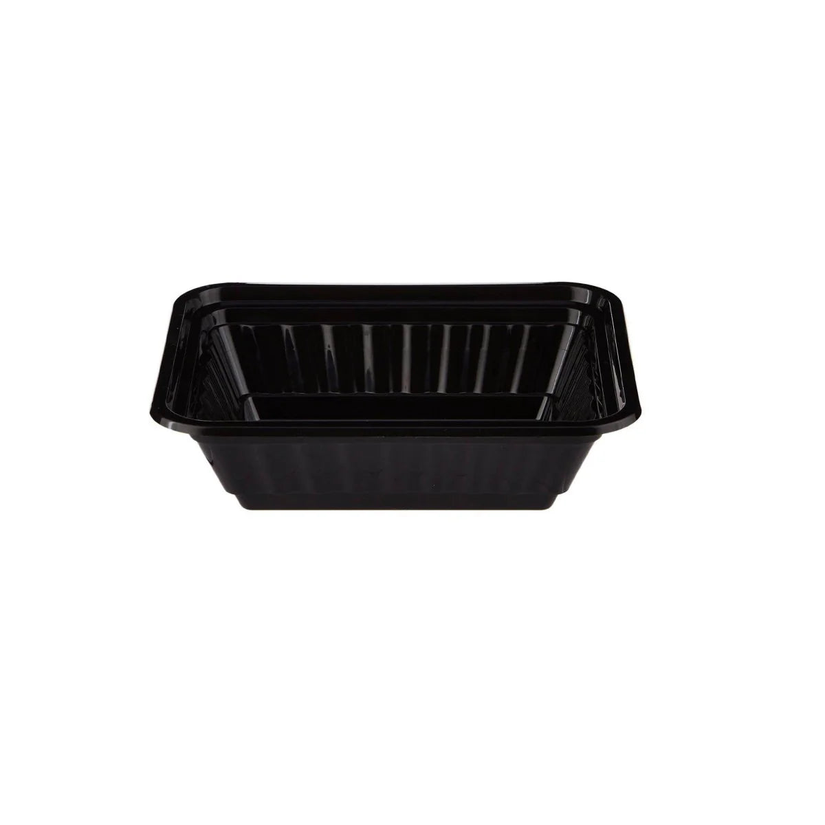 Hotpack Black Base Heavy Duty Rectangular Container Without Lid, 355 ml, 300 PCs