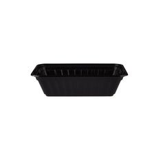 Hotpack Black Base Heavy Duty Rectangular Container Without Lid, 829 ml, 300 PCs