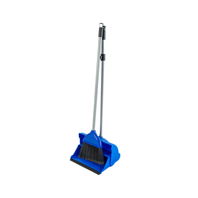 THS MR825 Long Handle Dust Pan Set Blue