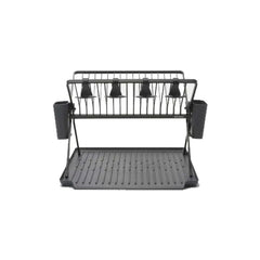 Brabantia Aluminium Dark Grey Foldable Dish Rack