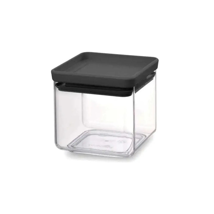 brabantia-stackable-square-canister-0-7l-dark-grey