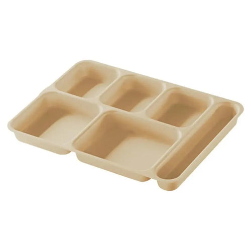 Cambro 10146DCW133 Six Compartment Tray  Beige