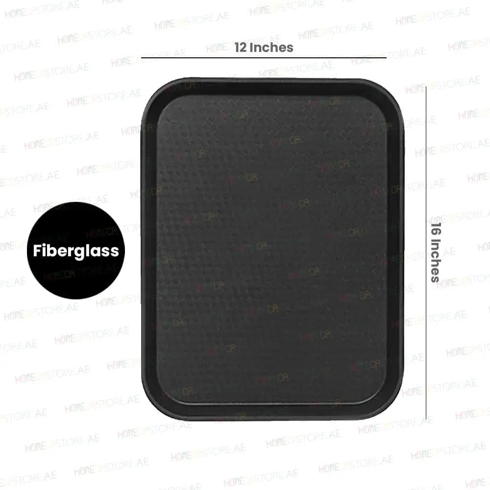 Cambro 1216FF110 Rectangle Serving Tray Black - HorecaStore