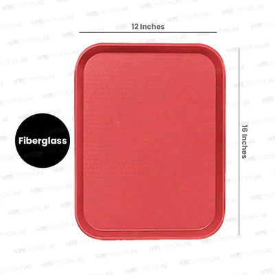 Cambro 1216FF163 Rectangle Serving Tray Red - HorecaStore