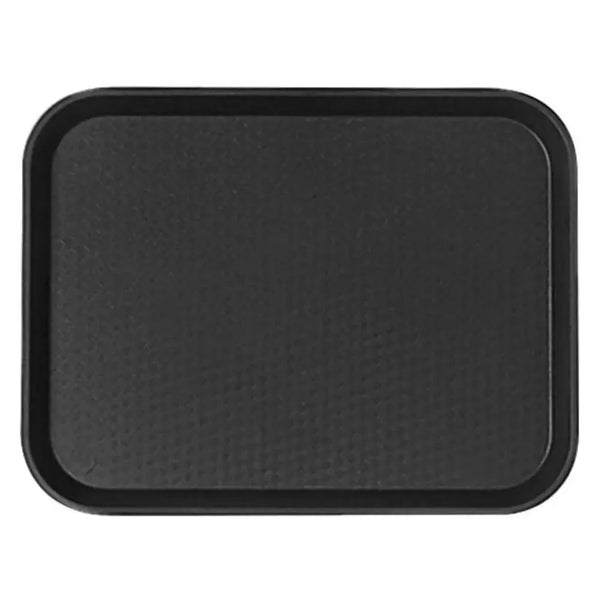 Cambro 1418FF110 Rectangle Serving Tray Black