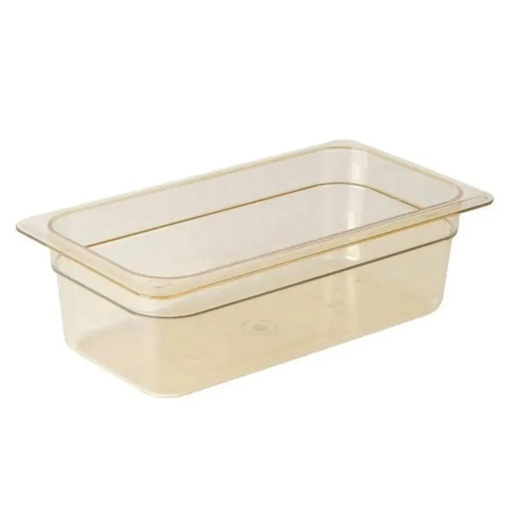 Cambro 34HP150 GN 1/3 Hi-Heat Food Pan Amber Deep 10cm