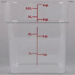 Cambro Camsquares Classis 4SFSCW135 Food Storage Container 3.8L