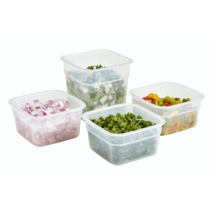 Cambro HFSFSPROPP190 Camsquares Freshpro 0.5 qt. Translucent - HorecaStore