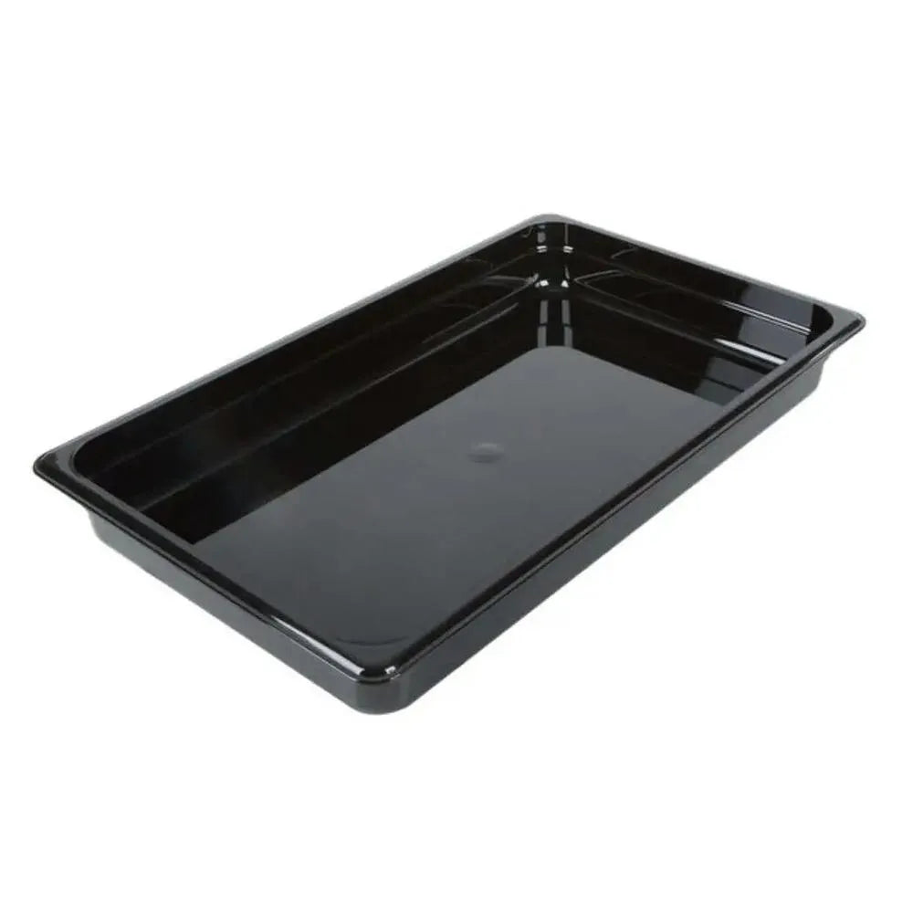 Cambro Camwear 12CW110 GN 1/1 Poly Food Pan Black 6.5cm