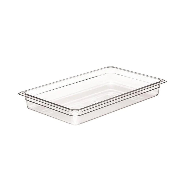 Cambro Camwear 12CW135 GN 1/1 Poly Food Pan Clear Deep 6.5cm - HorecaStore