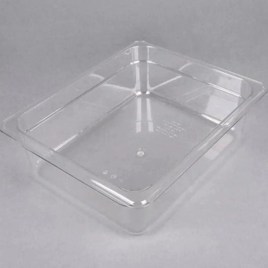 Cambro Camwear 24CW135 GN 1/2 Poly Food Pan Clear Deep 10cm