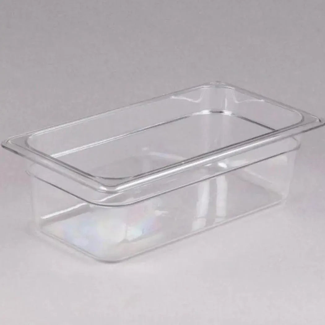 Cambro Camwear 34CW135 GN 1/3 Poly Food Pan Clear Deep 10cm