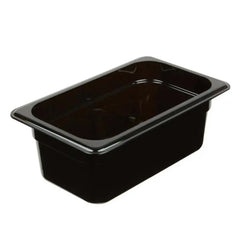 Cambro Camwear 44CW135 GN 1/4 Poly Food Pan Black 10cm