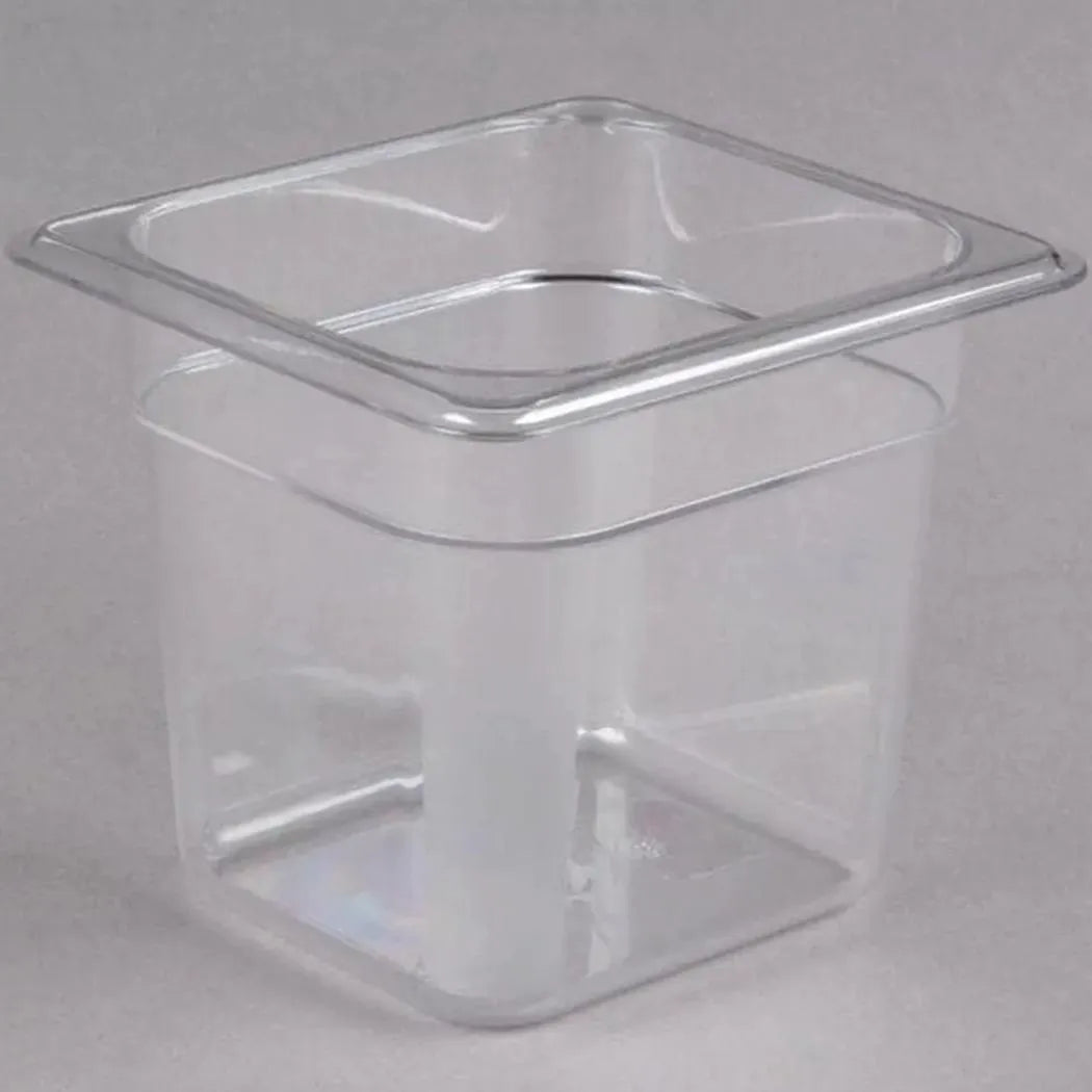 Cambro Camwear 66CW135 GN 1/6 Poly Food Pan Clear Deep 15cm