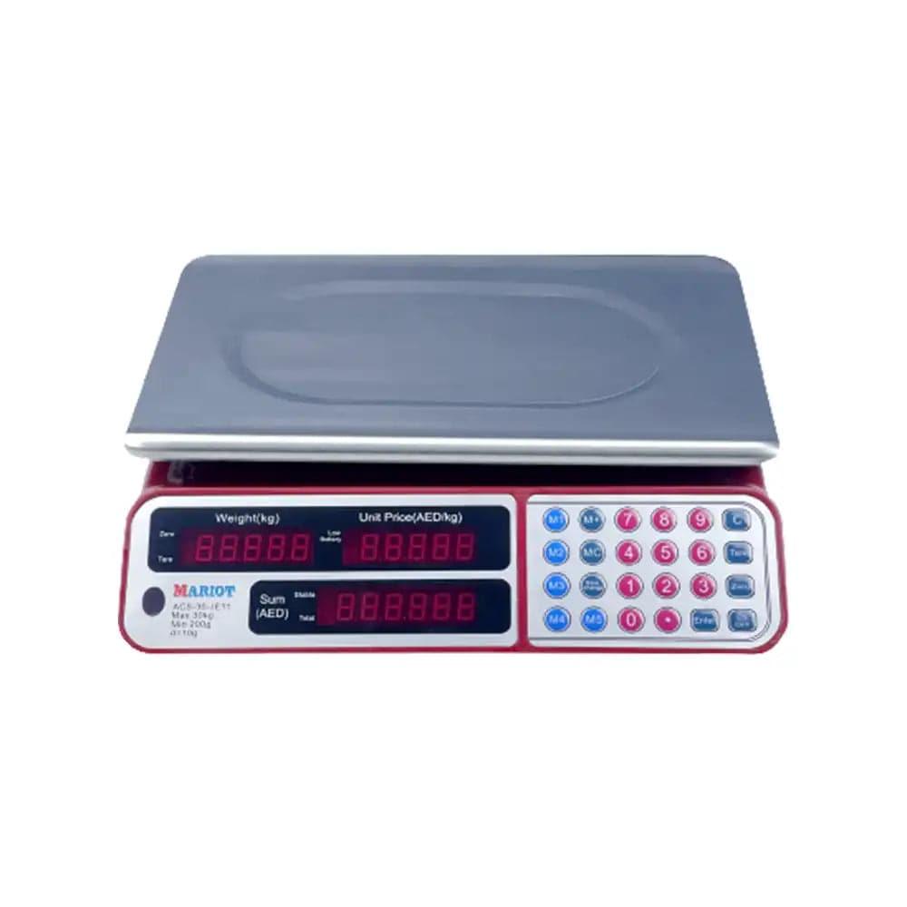 camry acs je11 counter top digital professional price computing scale with rechargeable battery upto 30 kgs weighing capacity 35 5 x 23 5 cm