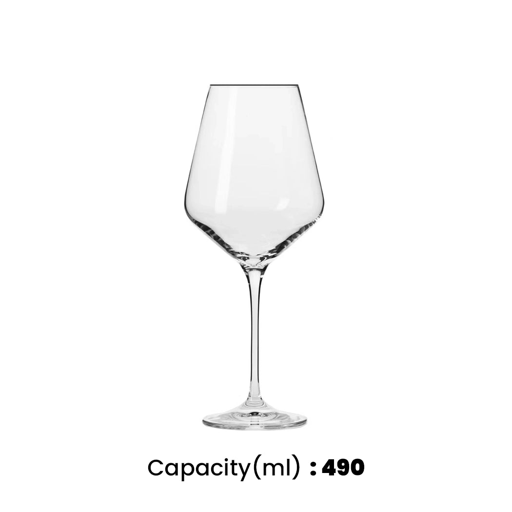 Krosno Avant Grade Red Wine Glass 490 ml, Set Of 6