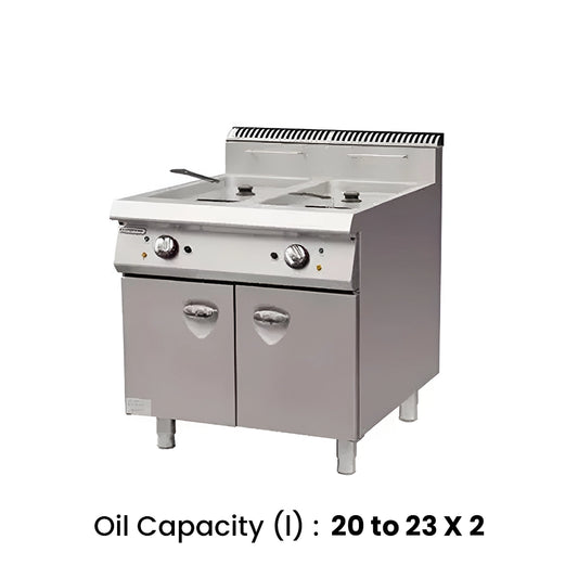 THS Electric Fryer 2 Tank, 24 kW, 80 x 90 x 85 cm