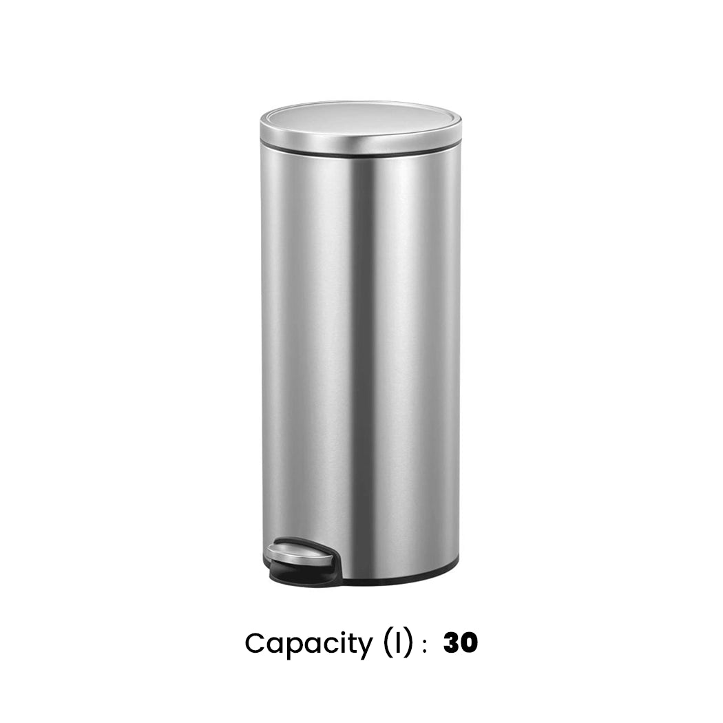 THS Stainless Steel with Pedal Bin, 30L, 2 pcs