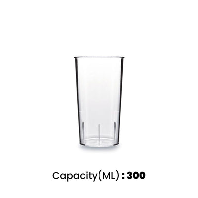 Tribeca Polycarbonate Clear Cocktail Glass 300 ml, BOX QUANTITY 200 PCS