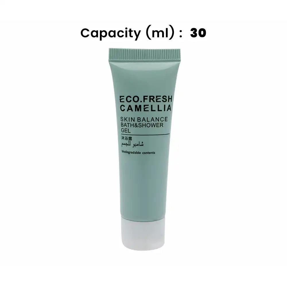 Camellia Bath & Shower Gel, Flip Cap Tube, 30 ml   HorecaStore