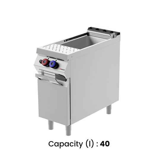 Desco Gas Pasta Cooker without Basket, 40 L, 13.9 kW, 40 x 90 x 90 cm