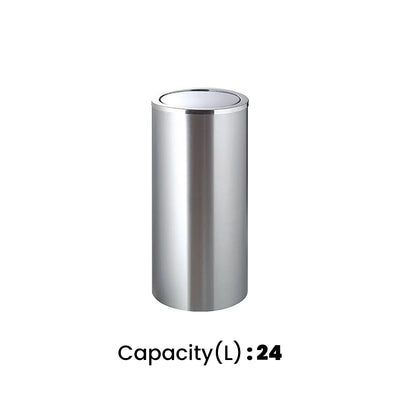 THS HS-110C Stainless Steel Swing Bin 24L