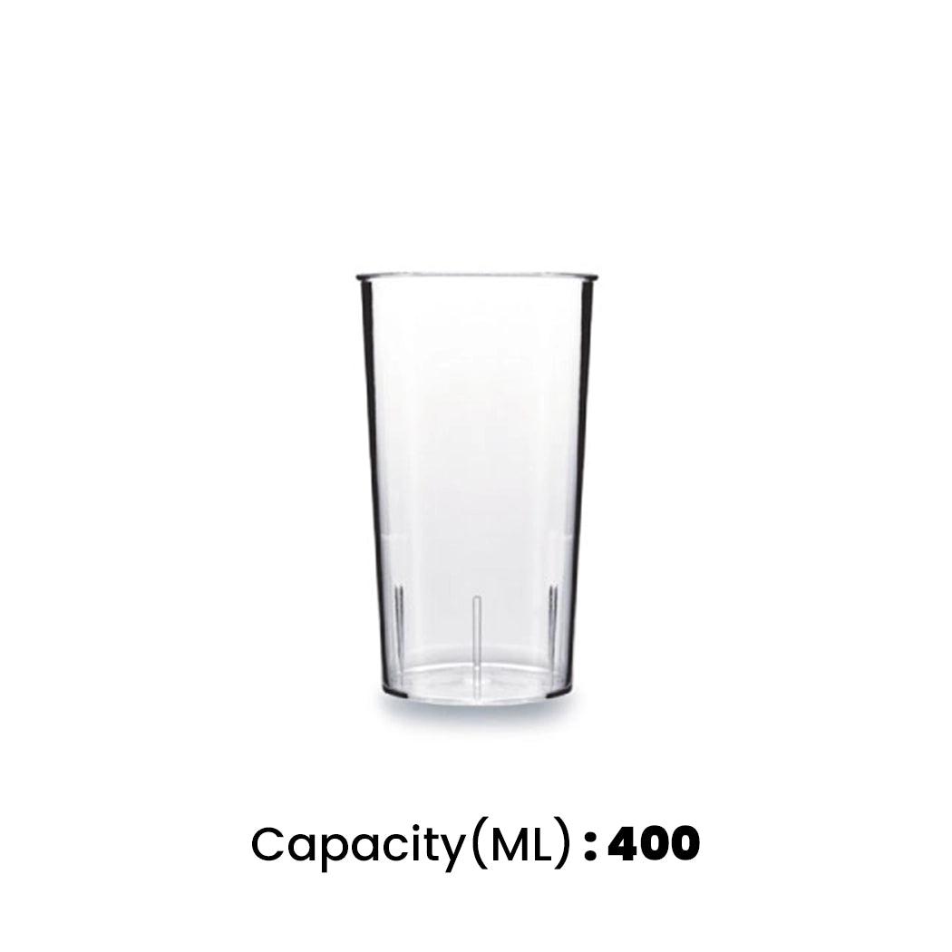 Tribeca Polycarbonate Clear Tender Cocktail Glass 400 ml, BOX QUANTITY 150 PCS