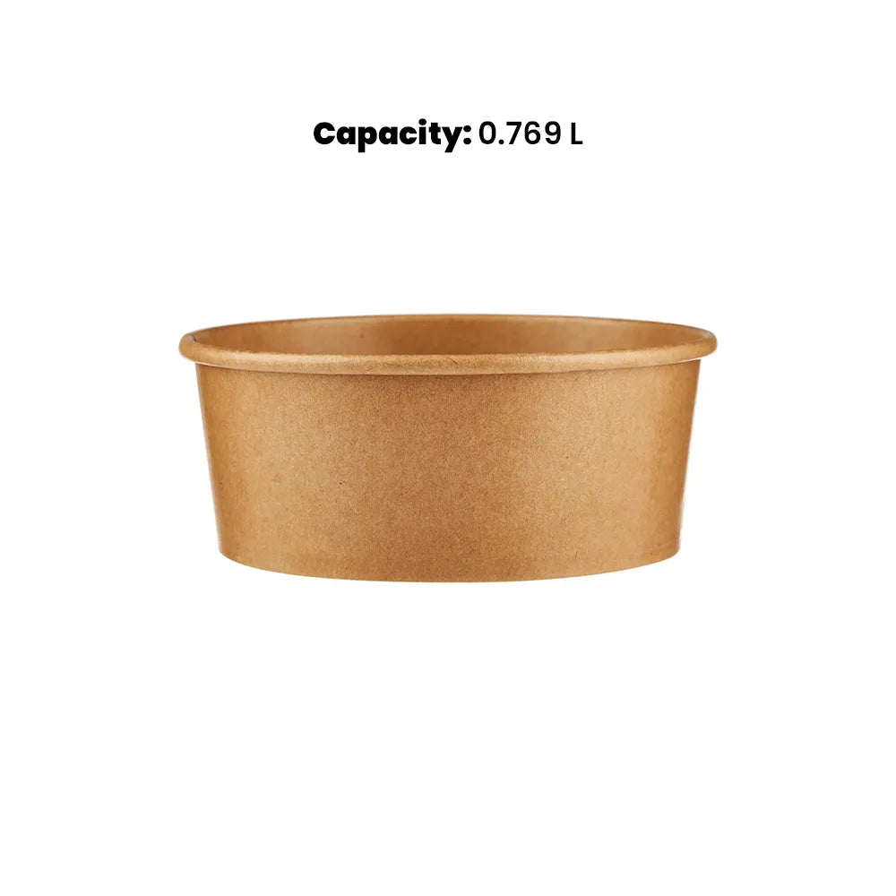 hotpack kraft paper salad bowl 769 ml 560 pcs