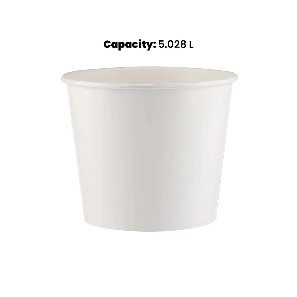 hotpack printed chicken paper bucket with lid 5028 ml 100 pcs