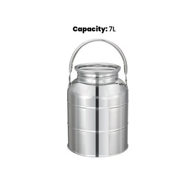 Pradeep Milk Can Without Tap Pipe Handle 7L - HorecaStore