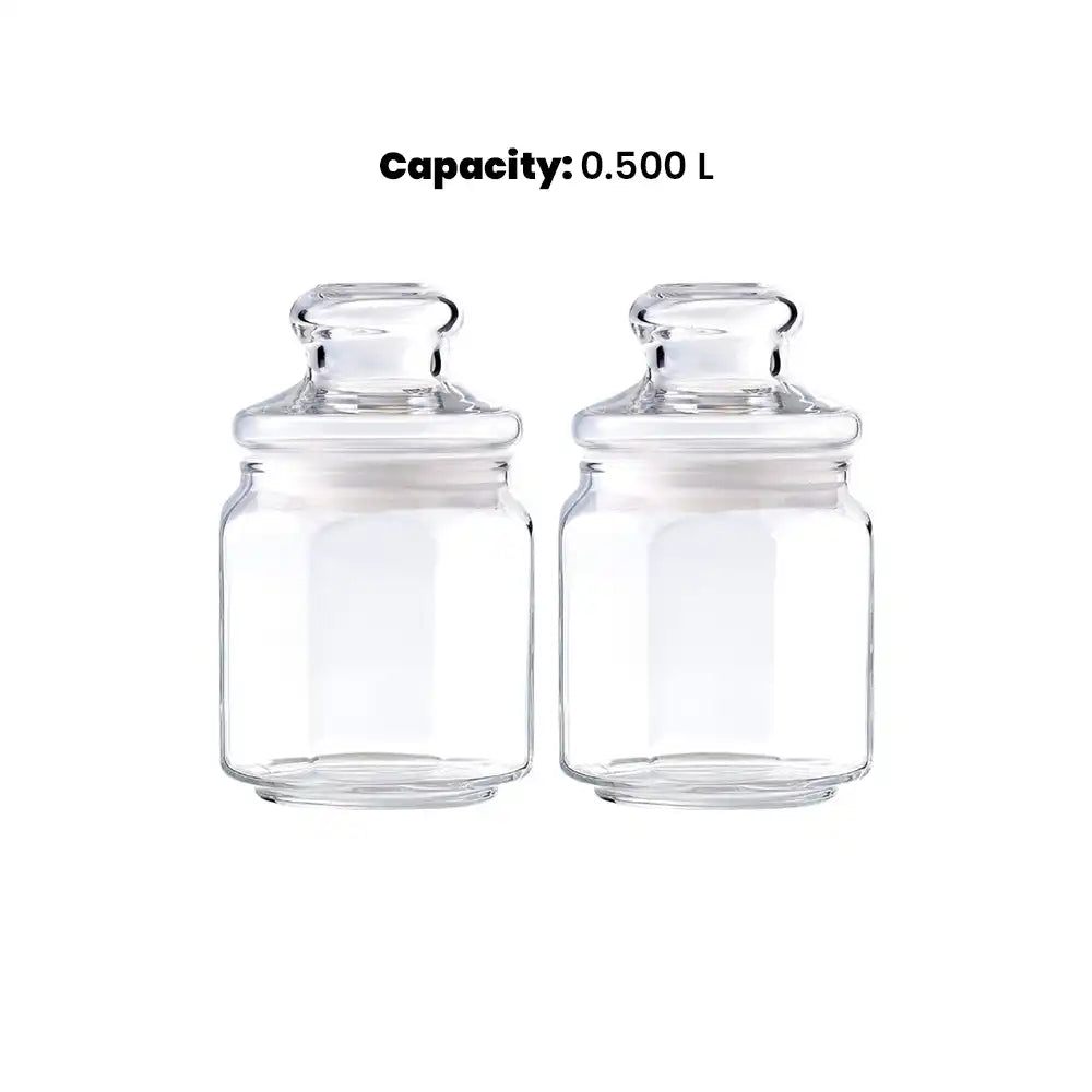 ocean glass pop jar 500 ml