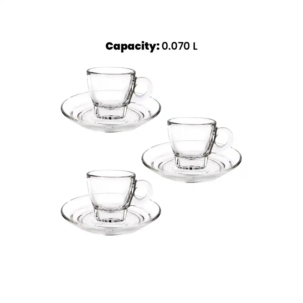 ocean cafe espresso cup saucer 6 pcs