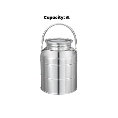 Pradeep Milk Can Without Tap Pipe Handle 9L - HorecaStore