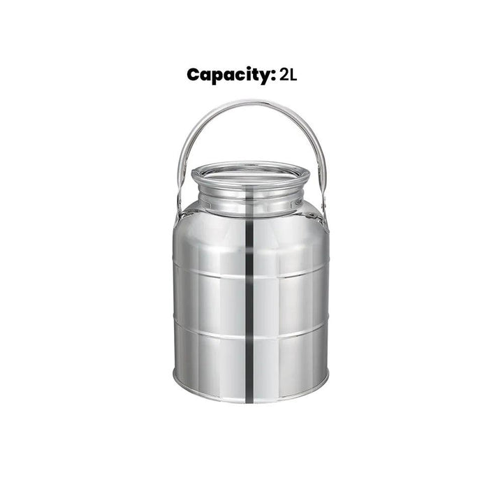 Pradeep Milk Can Without Tap Pipe Handle 2L - HorecaStore