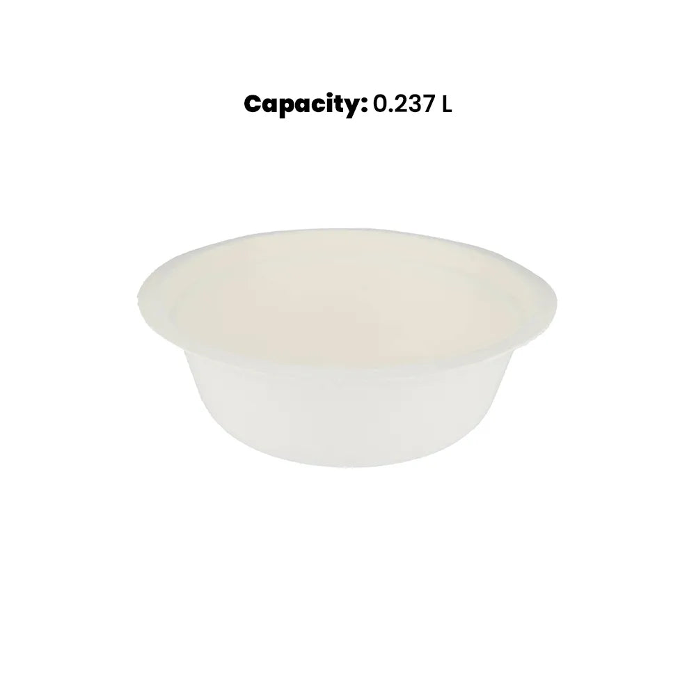 hotpack biodegradable bowl 237 ml 1000 pcs