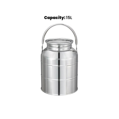 Pradeep Milk Can Without Tap Pipe Handle 15L - HorecaStore