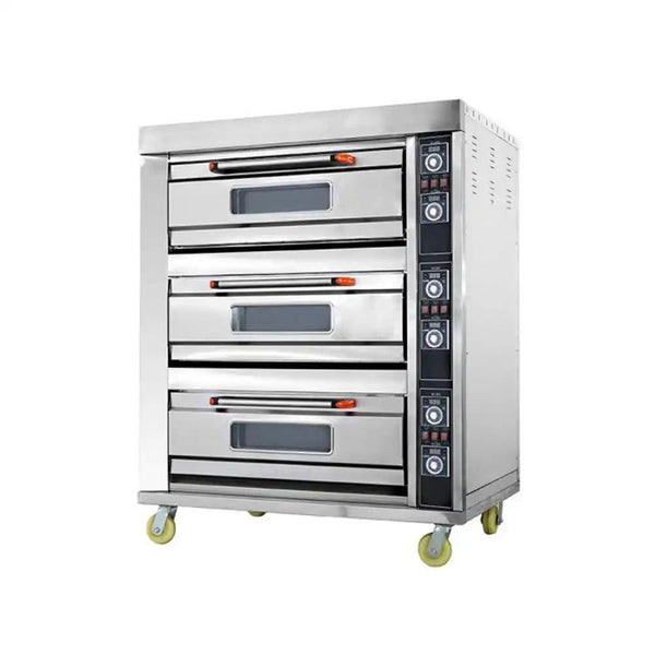 capinox edo 36l tripple deck electric oven stainless steel 131 x 83 x 165 cm capacity 3 layers 6 trays