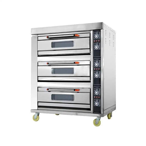 Capinox EDO-36L Tripple Deck Electric Oven 131 x 83 x 165 cm Capacity 3 Layers 6 Trays