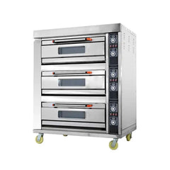 Capinox EDO-39L Tripple Deck Electric Oven 171 x 82 x 164 cm Capacity 3 Layers 6 Trays