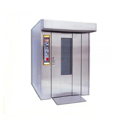 capinox gcxz 16e electric rotary oven stainless steel plc touch screen control panel 128 x 225 x 240 cm capacity 16 trays