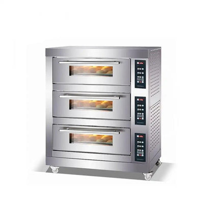 capinox yg 24 gas bake oven with digital control panel stainless steel gas burner 141 x 86 x 143 cm 2 decks 4 trays