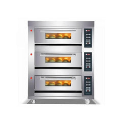 Capinox YG-36 Gas Bake Oven With Digital Control Panel 141 x 91 x 184 cm 3 Decks 6 Trays