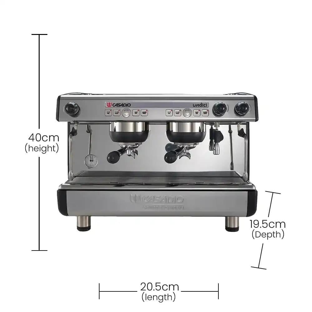 Casadio Undici A 2 Group Commercial Espresso Machine   HorecaStore