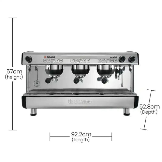 Casadio Undici A 3 Group Commercial Espresso Machine   HorecaStore