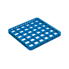 Chef360 Blue 36 Compartment Plastic Glass Rack Extender, 50 x 50 x 10 cm