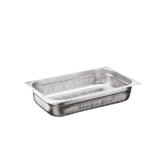 Chef360 USA 18/10 Stainless Steel Perforated GN Pan 1/1  15 cm Deep