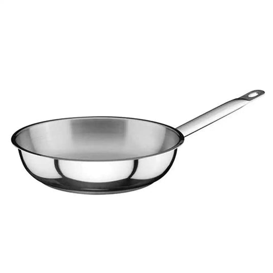 Chef360 USA 58279 Stainless Steel Mirror Finished Fry Pan 28 cm, Induction