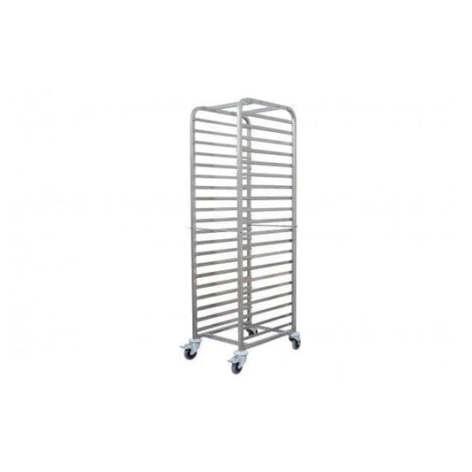 Chef360 USA Stainless Steel Gn 2/1 Racking Trolley 17 Levels 59 x 65 x 166 cm